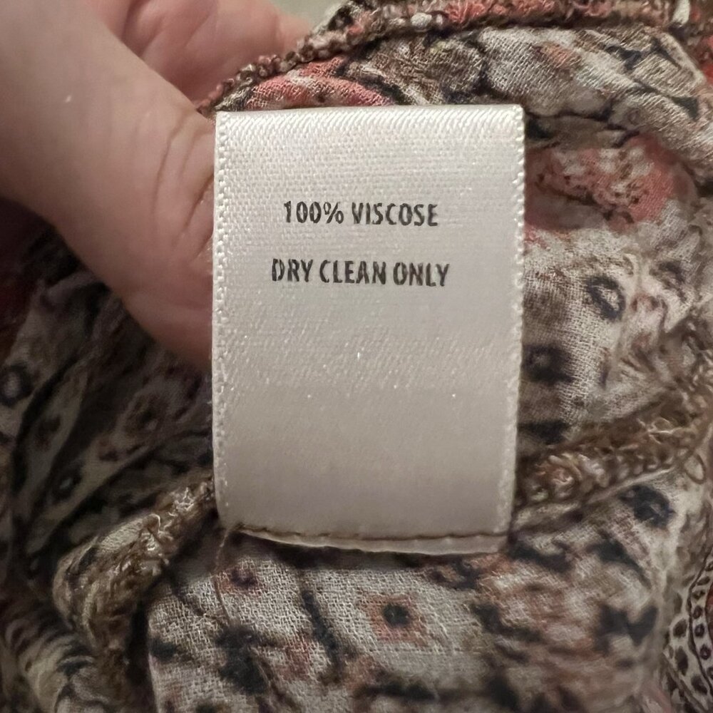 Bailey 44 Women's Top Paisley Size Small Hi/Low V Neck Boho Bohemia Casual - Picture 8 of 8